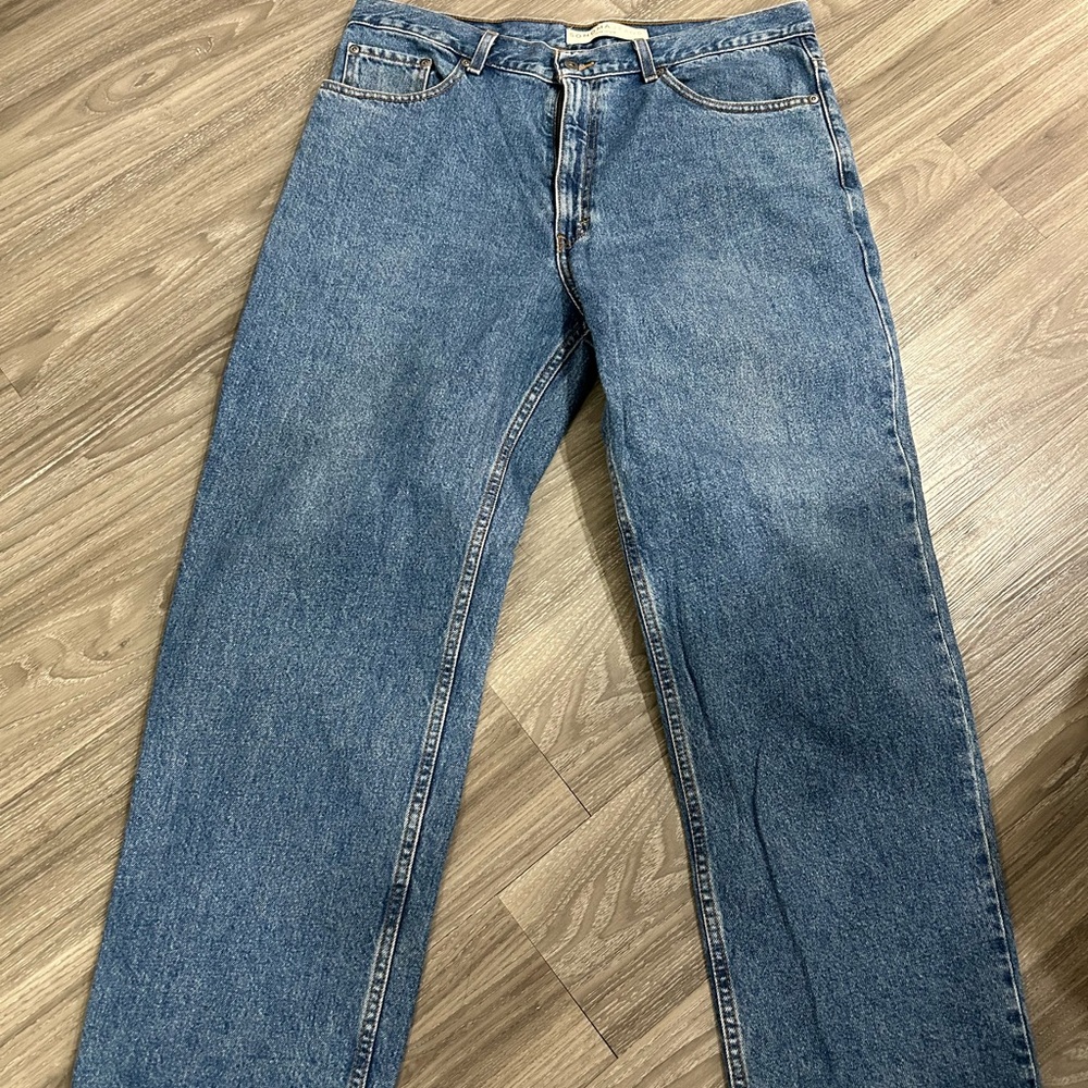 Sonoma Regular Fit Straight Blue Denim Jeans Men's 38x30 Medium Wash